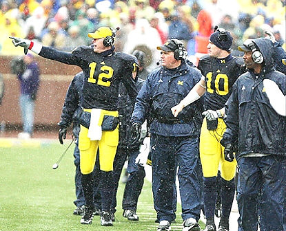 David Cone (12), Rich Rodriguez, Steven Threet (10), and Fred Jackson