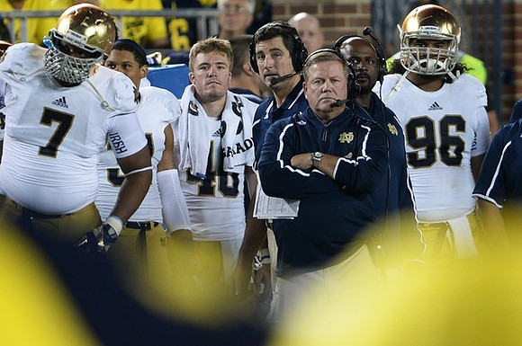 Notre Dame Head Coach Brian Kelly