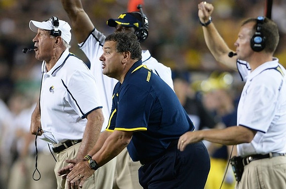 Greg Mattison and Brady Hoke
