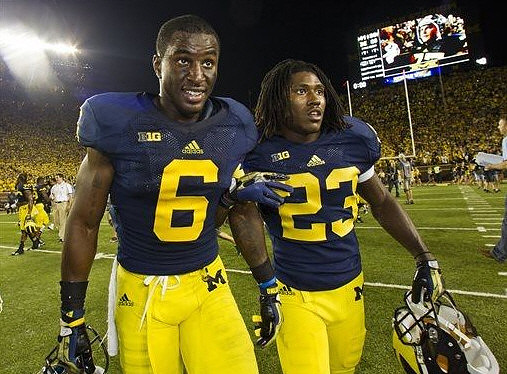 Raymon Taylor (6) and Dennis Norfleet (23)