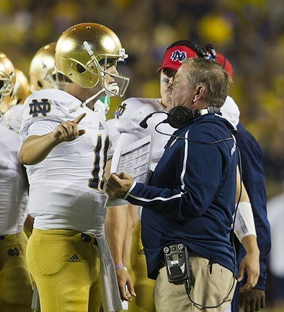 Notre Dame Head Coach Brian Kelly