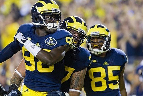 Devin Gardner (98), Taylor Lewan (77), and Joe Reynolds (85)
