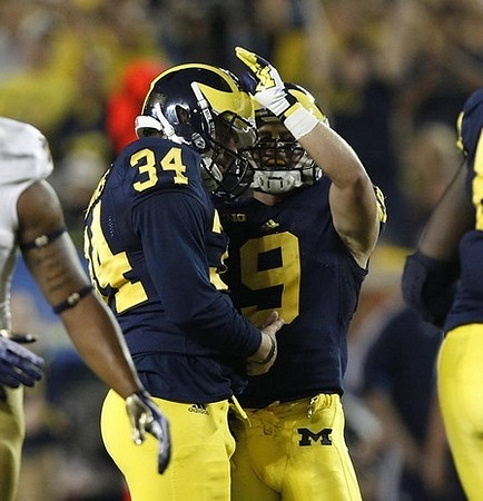 Brendan Gibbons (34) and Drew Dileo (9)
