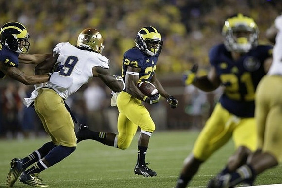 Jeremy Jackson (17), Dennis Norfleet (23), and Jeremy Gallon (21)