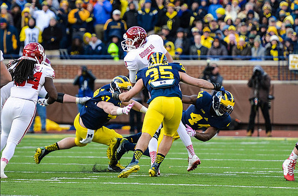 Jake Ryan (47), Joe Bolden (35), and Delano Hill (44)