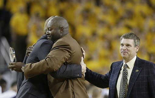 Glen Rice and David Brandon