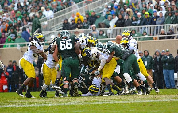 Thomas Gordon (30), Quinton Washington (76), Frank Clark (57), Desmond Morgan (48), and Courtney Avery (11)