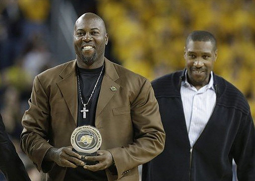 Glen Rice and Mark Hughes