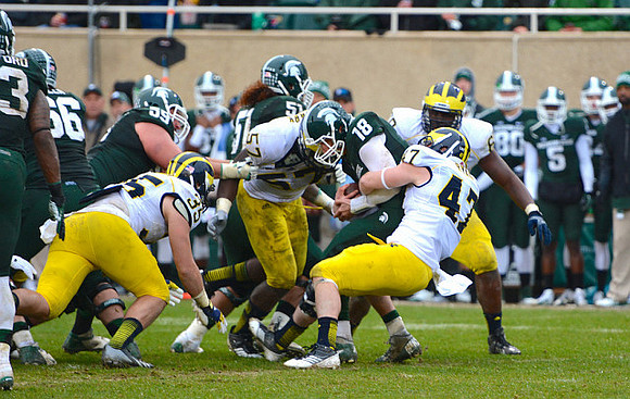 Joe Bolden (35), Frank Clark (57), Jake Ryan (47), and Willie Henry (69)