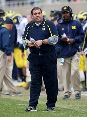 Brady Hoke and Fred Jackson