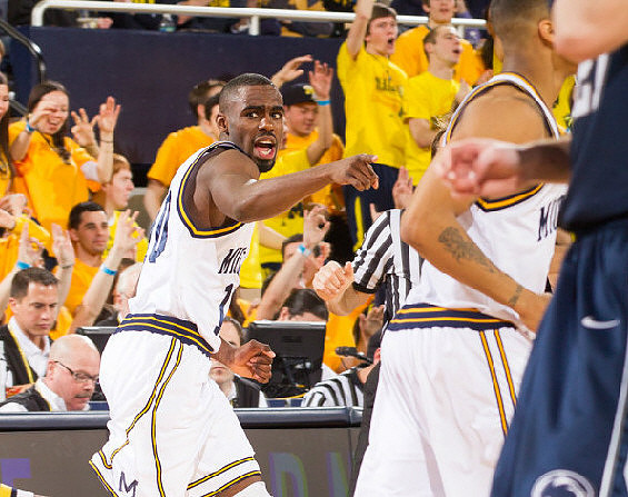 Tim Hardaway Jr. (10) and Trey Burke (3)