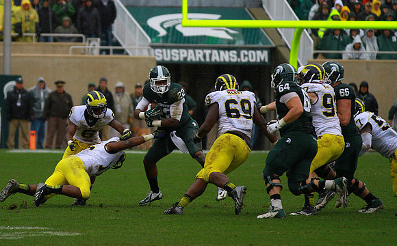 Raymon Taylor (6), Courtney Avery (11), Willie Henry (69), Brennen Beyer (97), and Frank Clark (57)