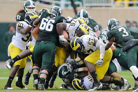 Thomas Gordon (30), Quinton Washington (76), Frank Clark (57), and Desmond Morgan (48)