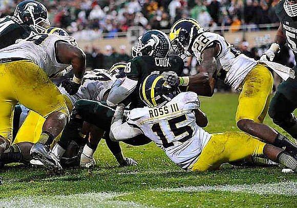 Willie Henry (69), Frank Clark (57), James Ross (15) and Jarrod Wilson (22)