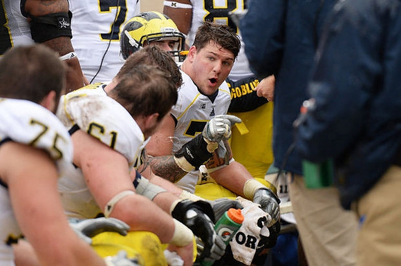 Michael Schofield (75), Graham Glasgow (61), and Taylor Lewan (77)