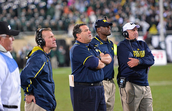 Brady Hoke and Greg Mattison
