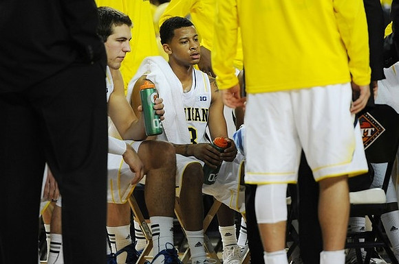 Mitch McGary (4) and Trey Burke (3)