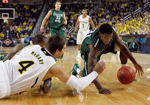 Mitch McGary (4) and Trey Burke (3)