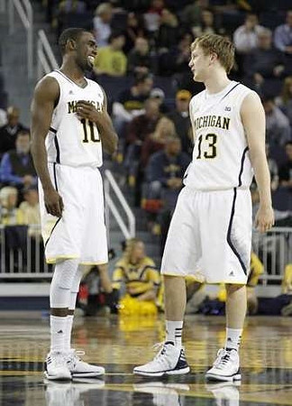 Tim Hardaway Jr. (10) and Matt Vogrich (13)