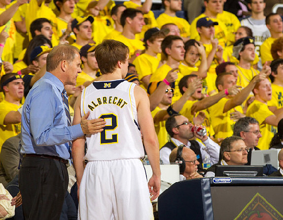 John Beilein and Spike Albrecht (2)