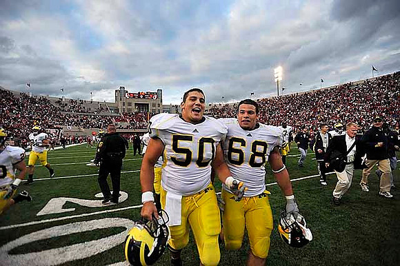 David Molk (50) and Mike Martin (68)