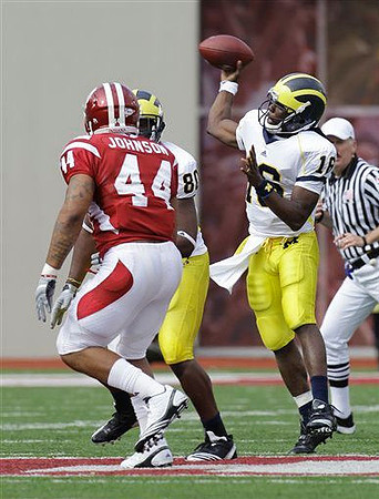 Martell Webb (80) and Denard Robinson (16)