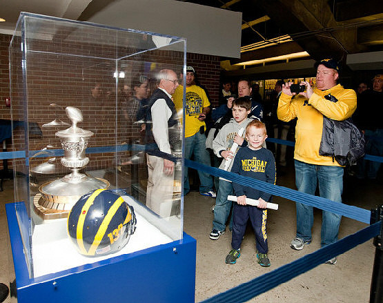Sugar Bowl Trophy and Team 132 Helmet
