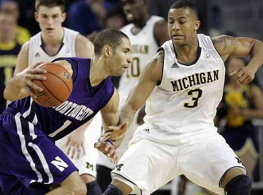 Stu Douglass (1) and Trey Burke (3)