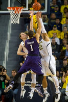Nik Stauskas (11) and Jordan Morgan (52)