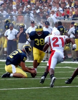 Garrett Rivas (38) and Matt Gutierrez (12)