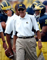 Lloyd Carr and Shawn Crable (2)