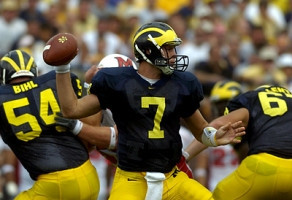 Chad Henne (7), Mark Bihl (54), and Matt Lentz (67)
