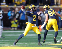 Shea Patterson (2) and Sean McKeon (84)