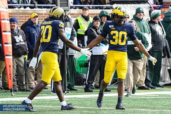 Brad Hawkins (20) and Daxton Hill (30)