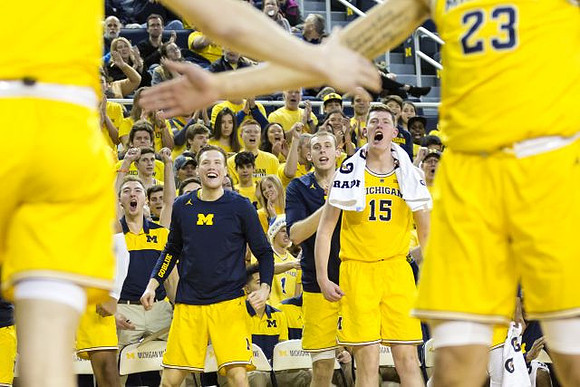 Ignas Brazdeikis (13), Austin Davis (51), and Jon Teske (15)
