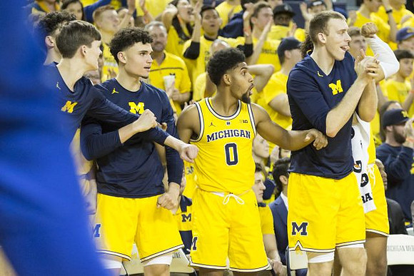 Colin Castleton (11), Adrien Nunez (5), David DeJulius (0), and Austin Davis (51)