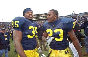B.J. Askew (35) and Chris Perry (23)