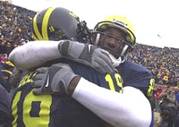 Jason Avant (8) and Ronald Bellamy (19)