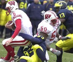 Shantee Orr (53) and Larry Stevens (13)