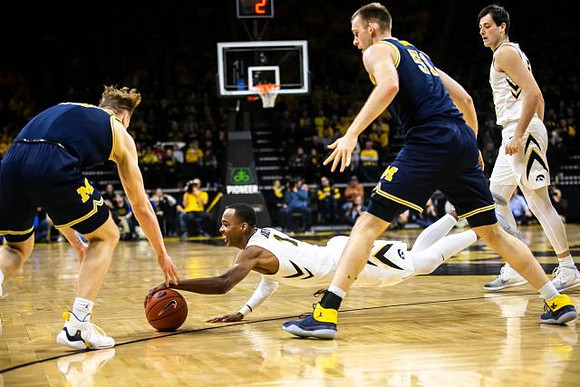 Ignas Brazdeikis (13) and Austin Davis (51)