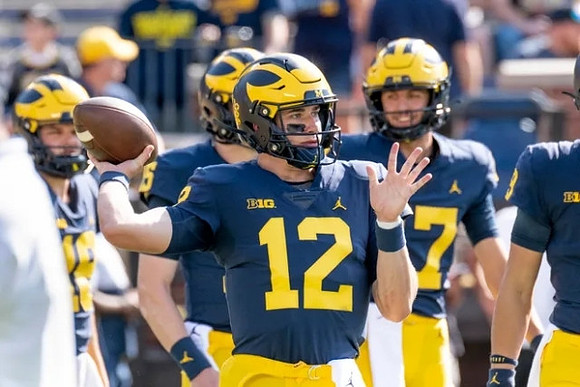 Cade McNamara (12), Alan Bowman (15), and Peyton Smith (17)