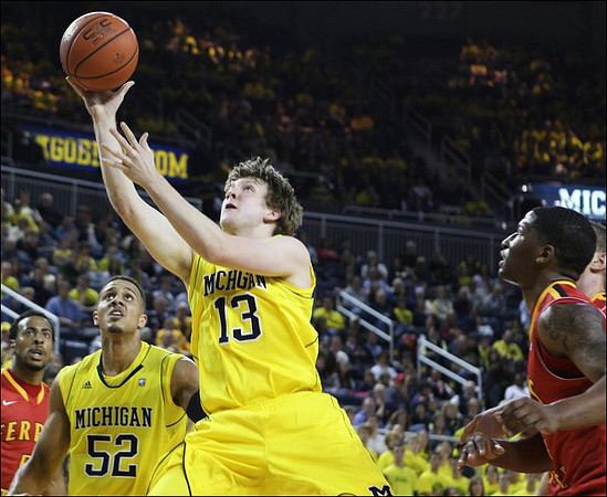 Jordan Morgan (52) and Matt Vogrich (13)