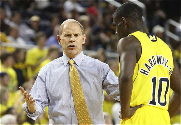 John Beilein and Tim Hardaway Jr. (10)