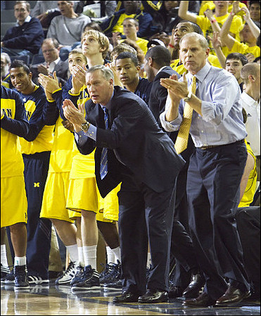 Jeff Meyer and John Beilein