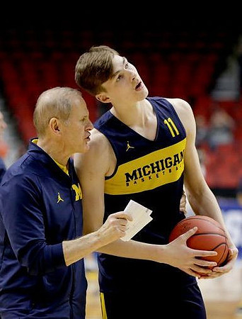 John Beilein and Colin Castleton (11)