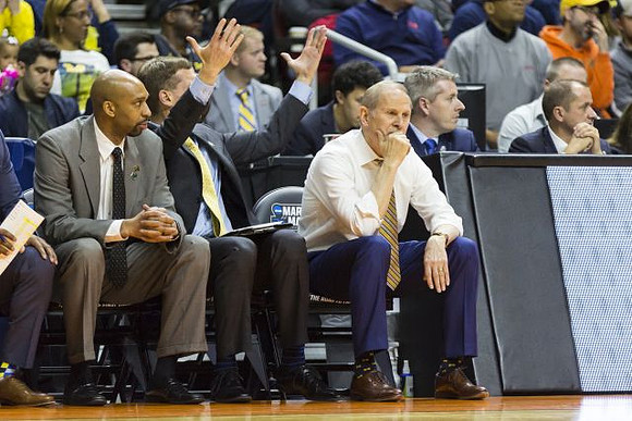 Saddi Washington, Luke Yaklich, and John Beilein