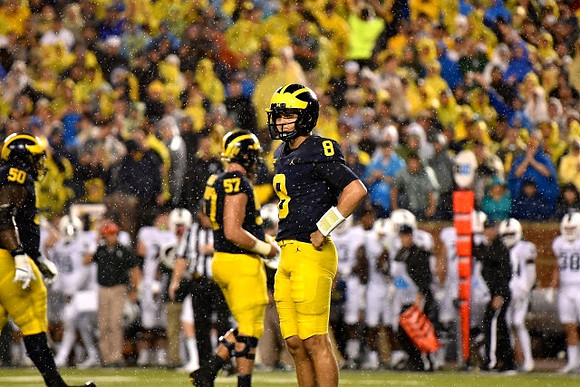 Michael Onwenu (50), Patrick Kugler (57), and John O'Korn (8)