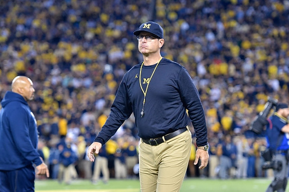Jim Harbaugh and Pep Hamilton