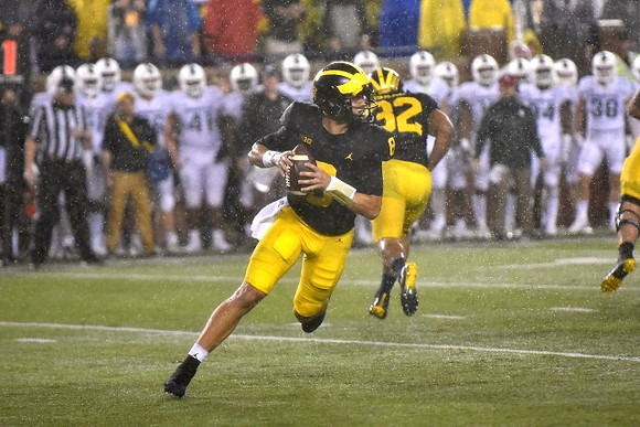 John O'Korn (8) and Ty Isaac (32)