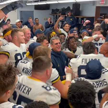 Jim Harbaugh and Michigan Team